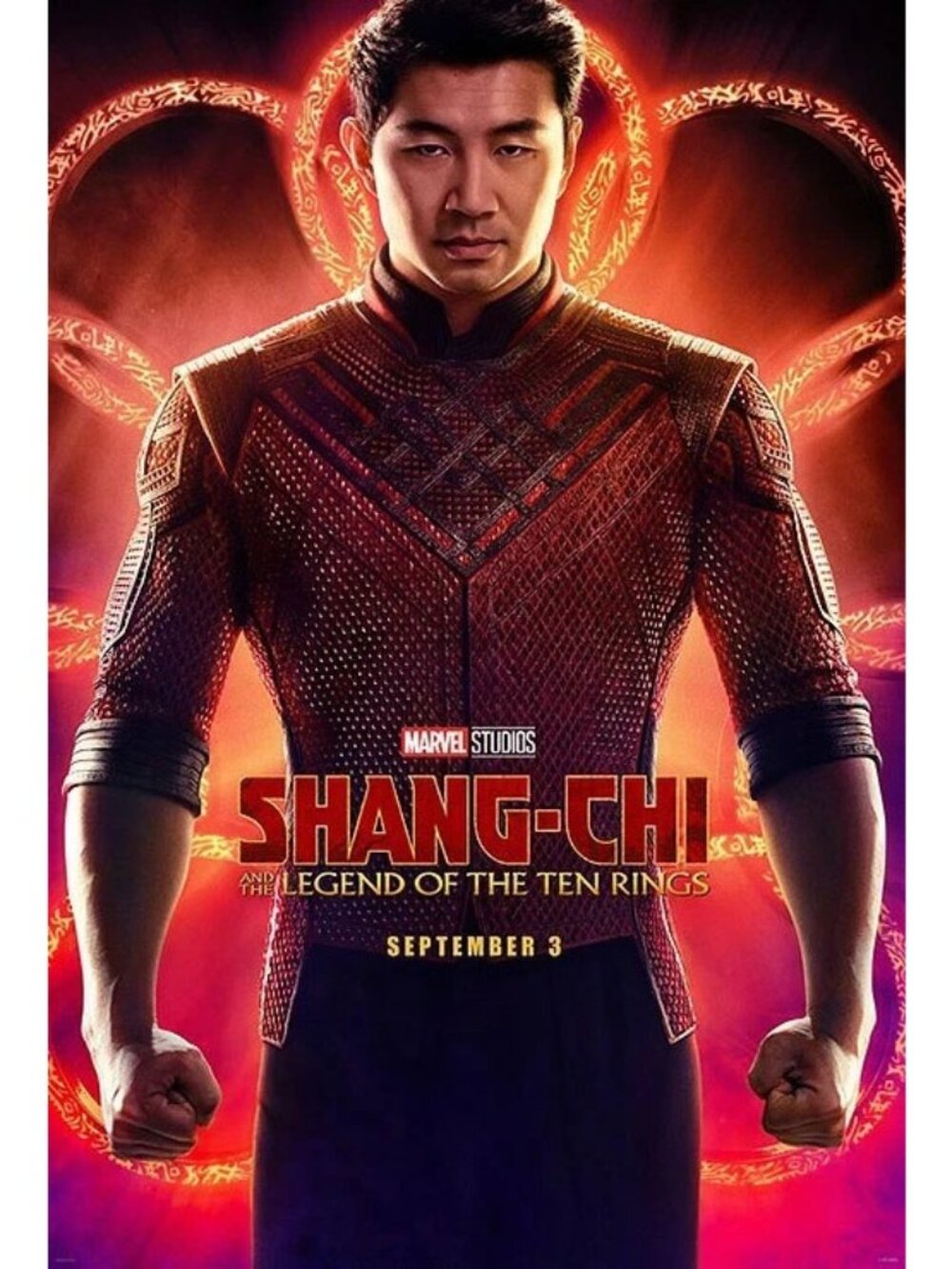 Shang Chi 2021 Original DS Double Sided 27x40 Teaser Movie Poster Marvel MCU